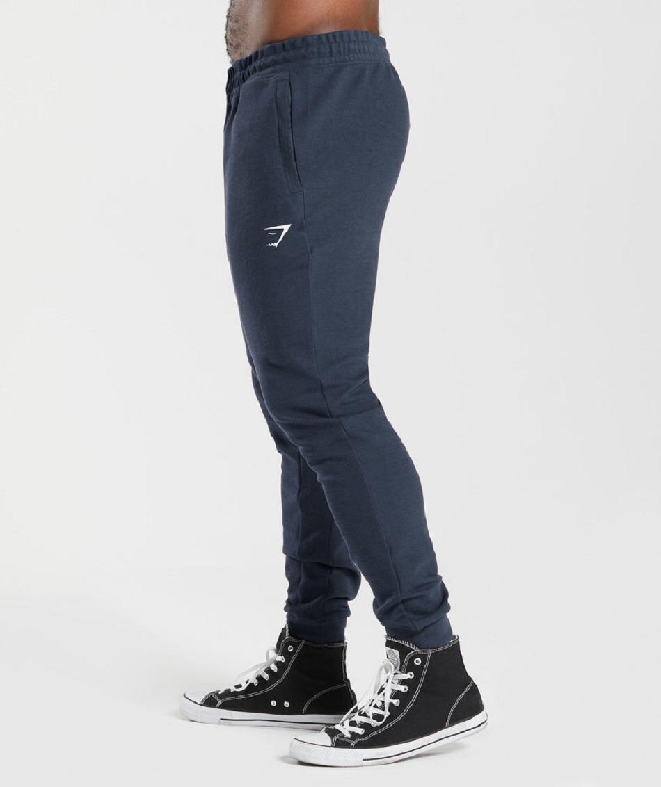 Pantalones Jogger Gymshark React Hombre Azul Marino | CO 3758WNB